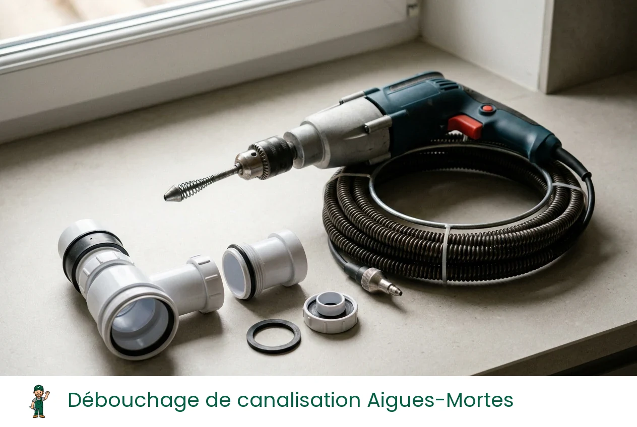 Débouchage de canalisation à Aigues-Mortes