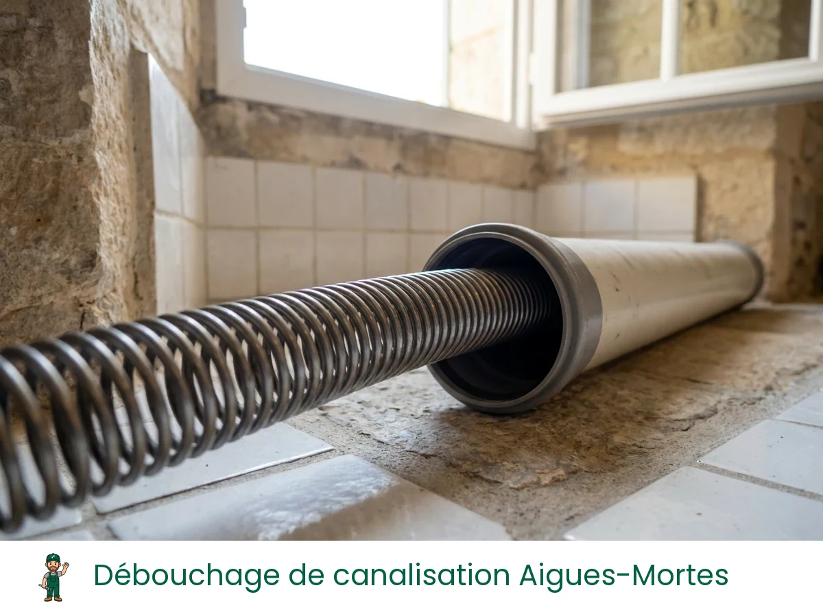Débouchage de canalisation à Aigues-Mortes