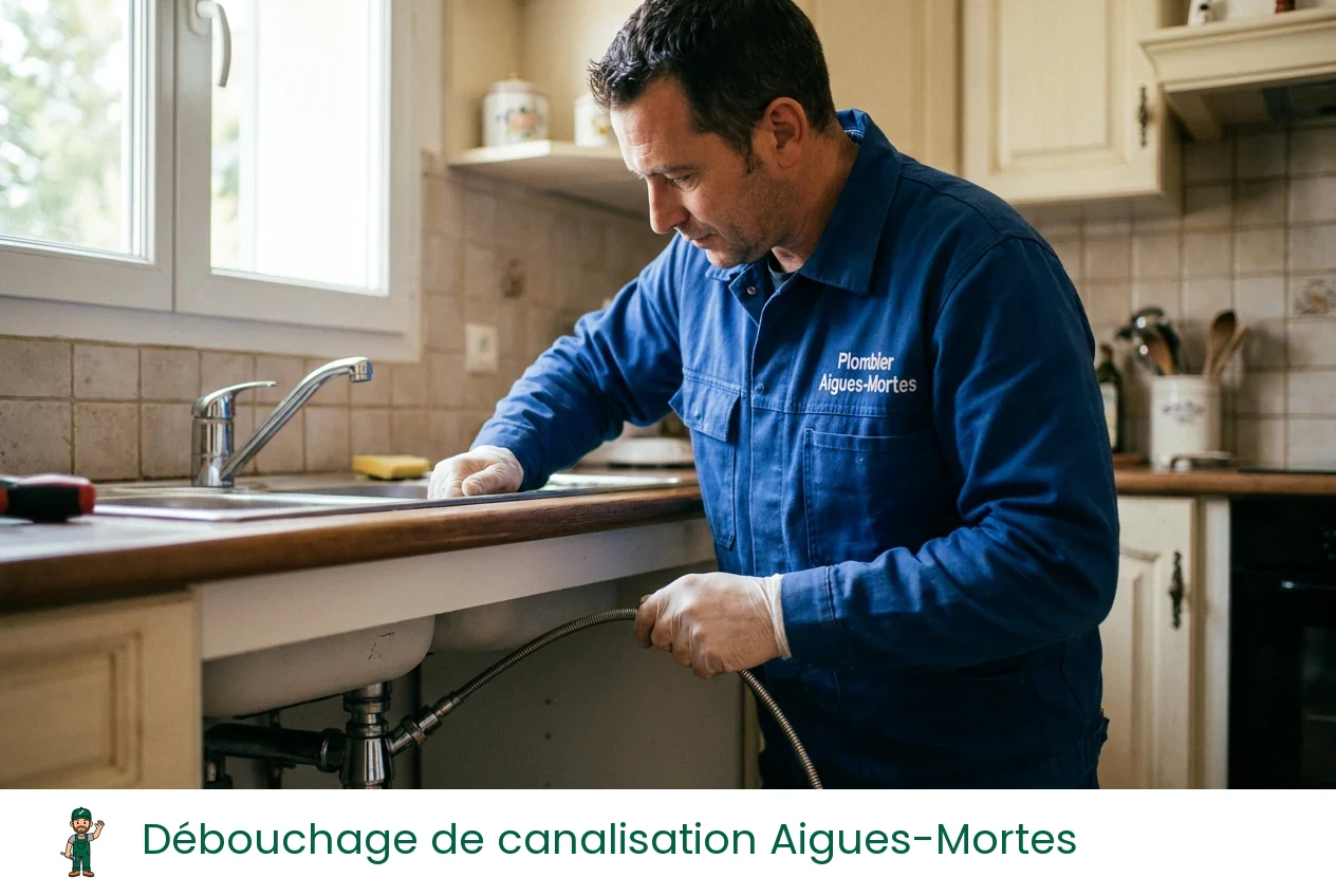 Débouchage de canalisation à Aigues-Mortes
