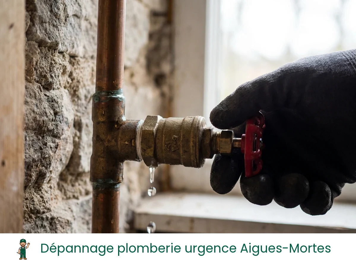 Dépannage plomberie urgence à Aigues-Mortes