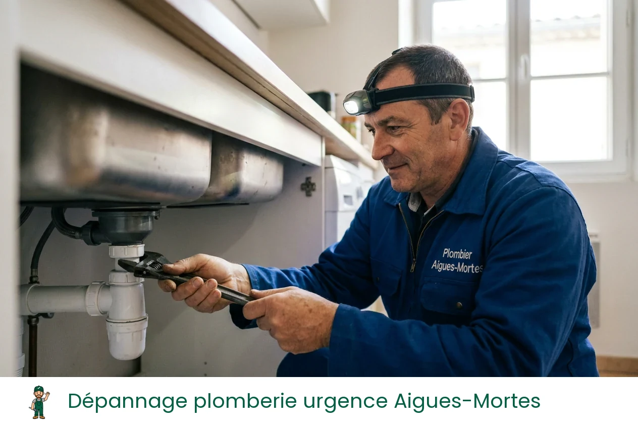 Dépannage plomberie urgence à Aigues-Mortes