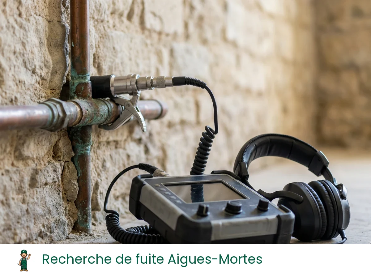 Recherche de fuite à Aigues-Mortes