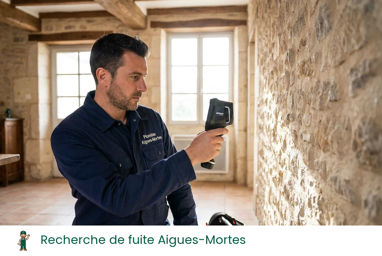 Recherche de fuite à Aigues-Mortes