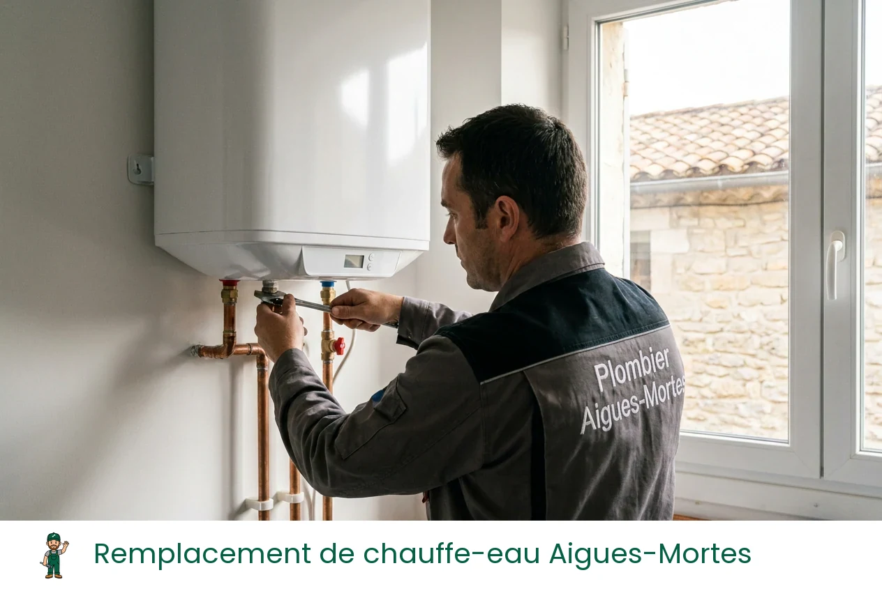 Remplacement de chauffe-eau à Aigues-Mortes