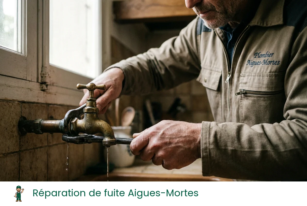 Réparation de fuite à Aigues-Mortes